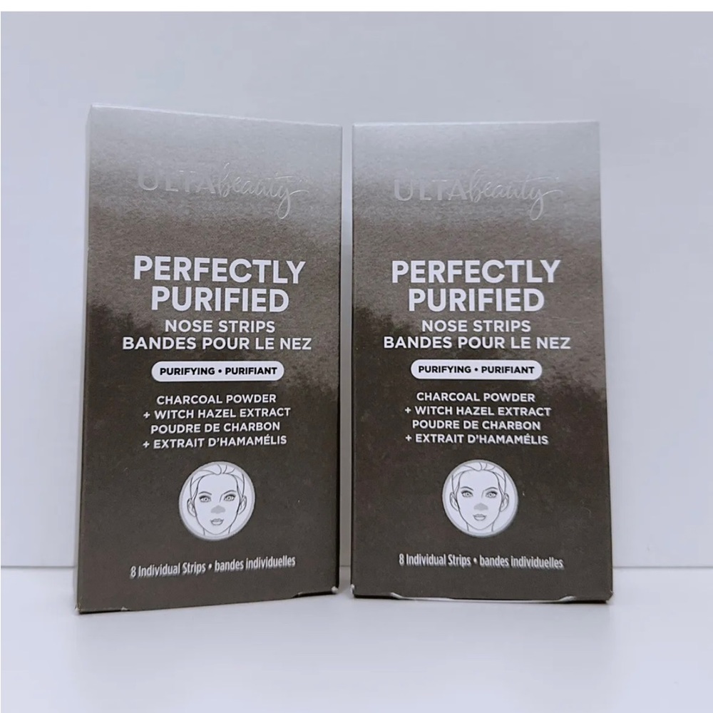 2 X Ulta Beauty Perfectly Purified Nose Strips 8 Individual Strips Each Pack